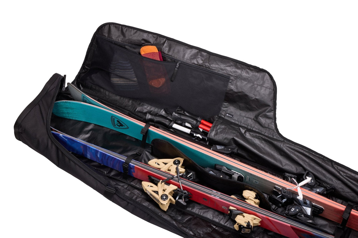 Thule RoundTrip 192cm Ski Roller Padded Bag - Black (Fits 2 Pairs of Skis)
