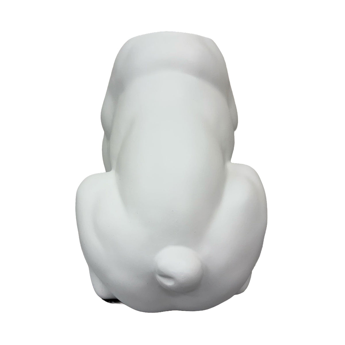 Urban Attitude Maggie French Bulldog Resin Planter - Matte White (Sculptural Plant Pot)