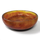 Urban Attitude GAB Extra Large Decorative Resin Bowl - Burnt Amber (59.5cm W x 12.5cm H)