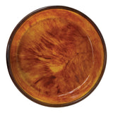 Urban Attitude GAB Extra Large Decorative Resin Bowl - Burnt Amber (59.5cm W x 12.5cm H)