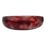 Urban Attitude GAB Extra Large Decorative Resin Bowl - Berry Red (59.5cm W x 12.5cm H)