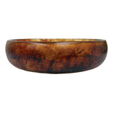 Urban Attitude GAB Extra Large Decorative Resin Bowl - Dark Cocoa (59.5cm W x 12.5cm H)