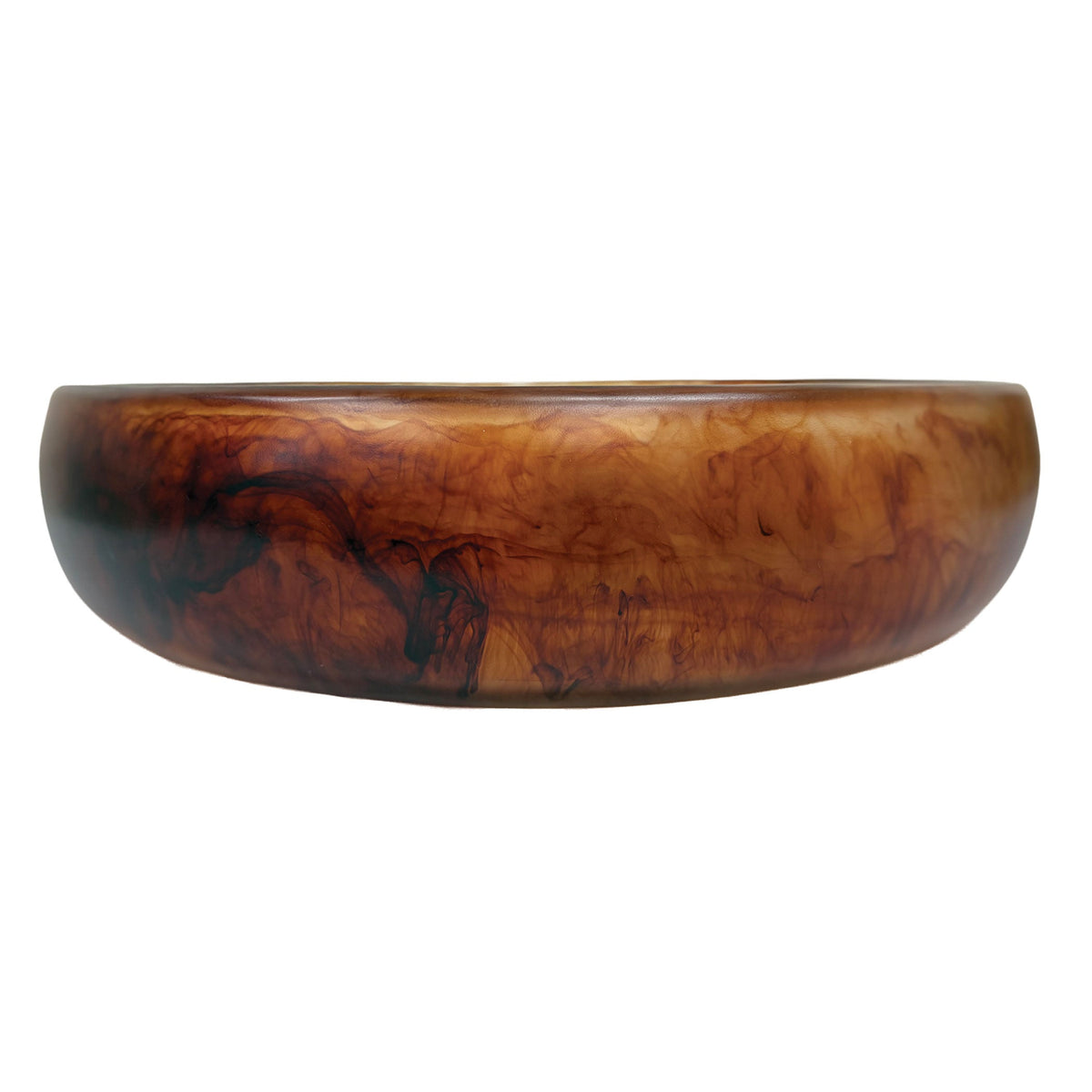 Urban Attitude GAB Extra Large Decorative Resin Bowl - Dark Cocoa (59.5cm W x 12.5cm H)