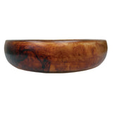 Urban Attitude GAB Extra Large Decorative Resin Bowl - Dark Cocoa (59.5cm W x 12.5cm H)