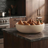Urban Attitude GAB Extra Large Decorative Resin Bowl - Stone Ivory (59.5cm W x 12.5cm H)