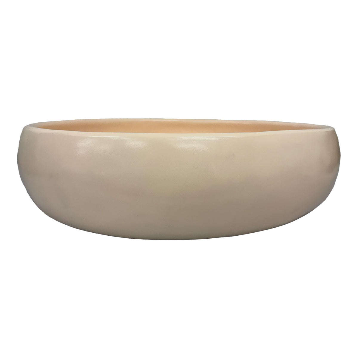 Urban Attitude GAB Extra Large Decorative Resin Bowl - Stone Ivory (59.5cm W x 12.5cm H)