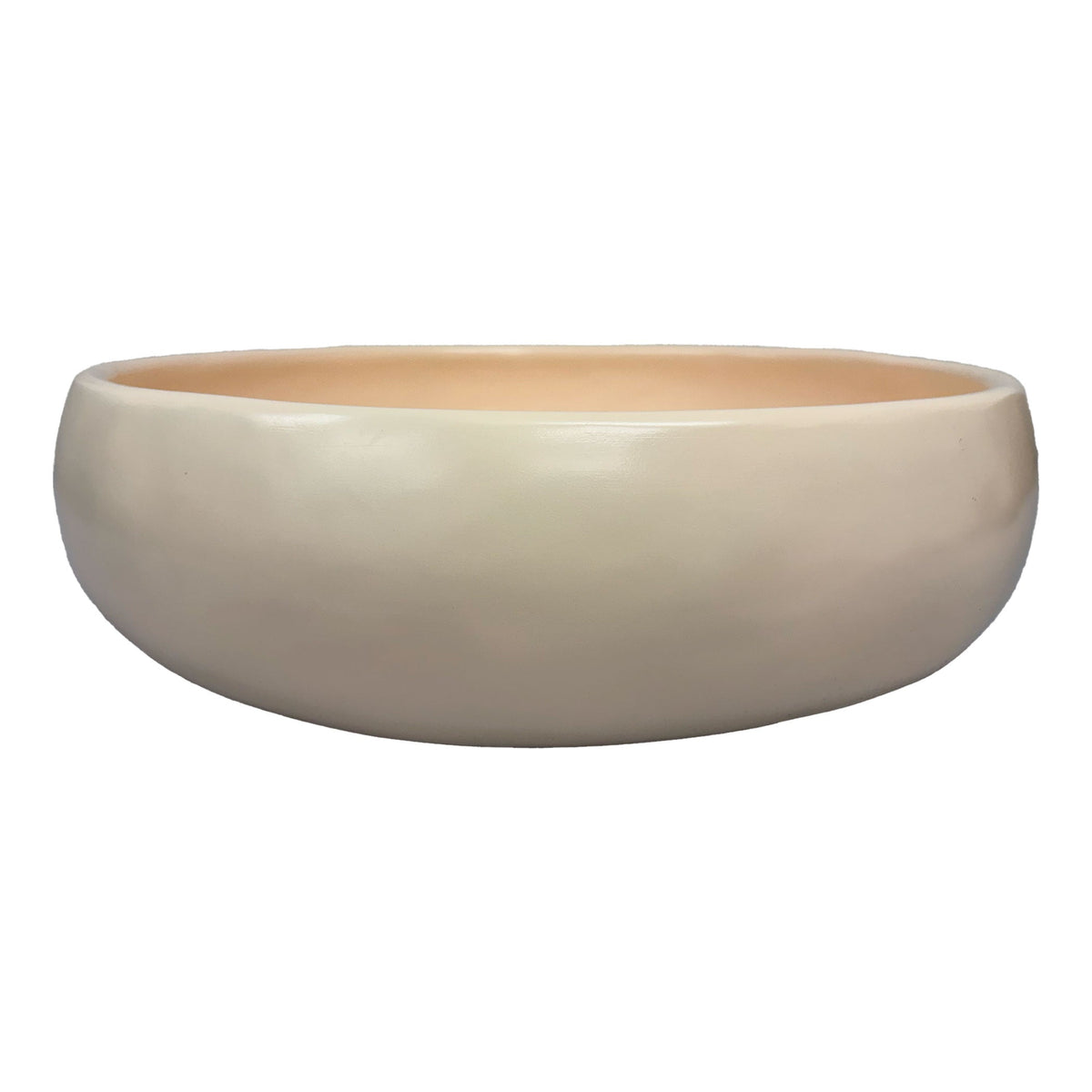 Urban Attitude GAB Extra Large Decorative Resin Bowl - Stone Ivory (59.5cm W x 12.5cm H)