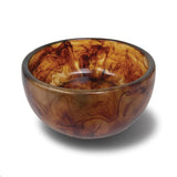 Urban Attitude INDI Medium Decorative Resin Bowl - Dark Cocoa (26cm W x 12cm H)