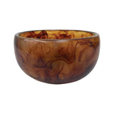 Urban Attitude INDI Medium Decorative Resin Bowl - Dark Cocoa (26cm W x 12cm H)
