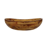 Urban Attitude JADE Medium Decorative Resin Bowl - Dark Cocoa (28cm L x 27cm W)