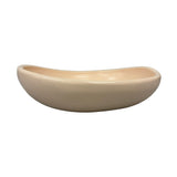 Urban Attitude JADE Medium Decorative Resin Bowl - Stone Ivory (28cm L x 27cm W)