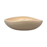 Urban Attitude JADE Medium Decorative Resin Bowl - Stone Ivory (28cm L x 27cm W)