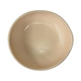 Urban Attitude JADE Medium Decorative Resin Bowl - Stone Ivory (28cm L x 27cm W)