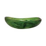 Urban Attitude JADE Medium Decorative Resin Bowl - Sage Mist (28cm L x 27cm W)