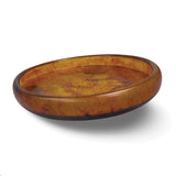 Urban Attitude MIA Extra Large Decorative Resin Bowl - Burnt Amber (49cm L x 37cm W)