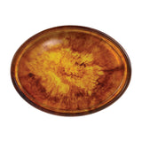Urban Attitude MIA Extra Large Decorative Resin Bowl - Burnt Amber (49cm L x 37cm W)