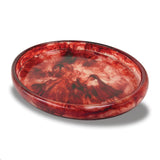 Urban Attitude MIA Extra Large Decorative Resin Bowl - Berry Red (49cm L x 37cm W)