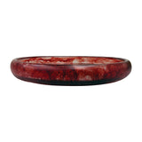 Urban Attitude MIA Extra Large Decorative Resin Bowl - Berry Red (49cm L x 37cm W)