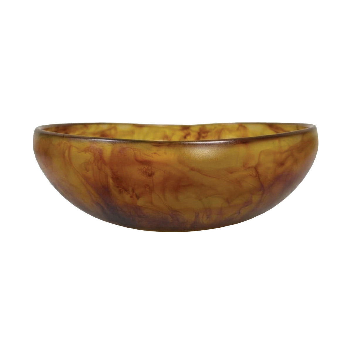 Urban Attitude RAQS Resin Salad Bowl - Burnt Amber (31cm L x 29.5cm W)