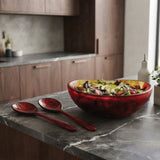 Urban Attitude RAQS Resin Salad Bowl - Berry Red (31cm L x 29.5cm W)