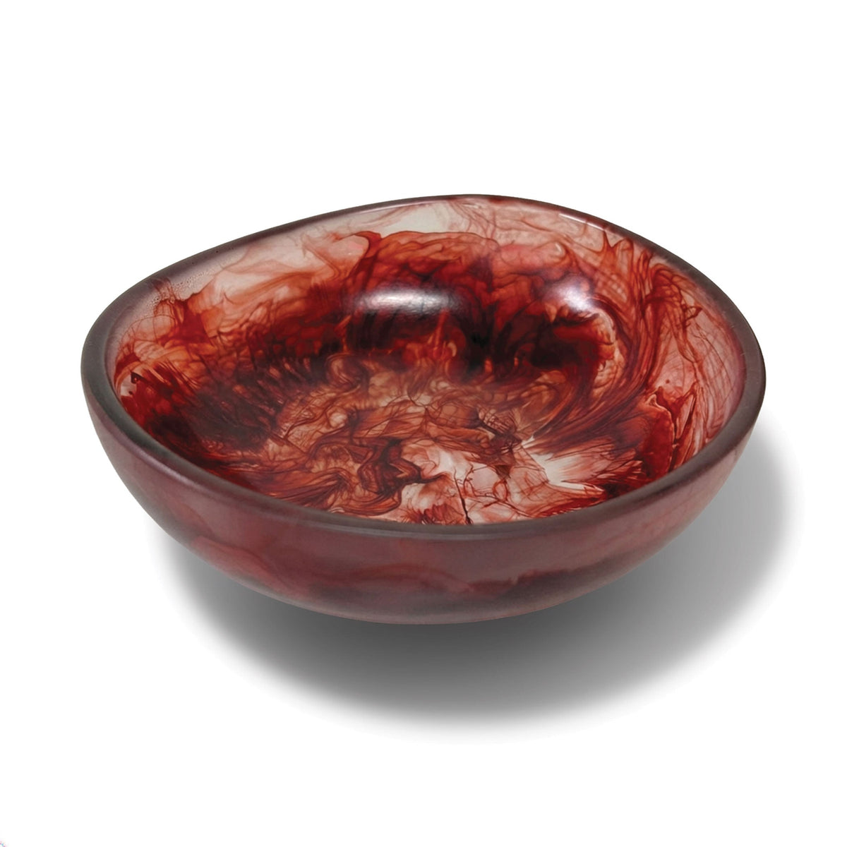 Urban Attitude RAQS Resin Salad Bowl - Berry Red (31cm L x 29.5cm W)
