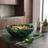 Urban Attitude RAQS Resin Salad Bowl - Sage Mist (31cm L x 29.5cm W)