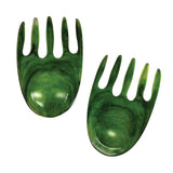Urban Attitude SHELLY Resin Salad Hands - Sage Mist (14cm Salad Servers)