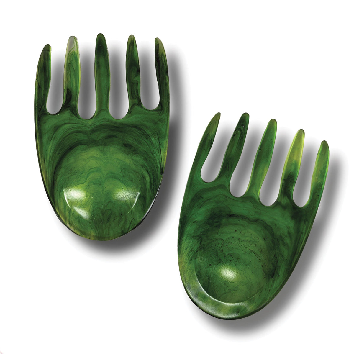 Urban Attitude SHELLY Resin Salad Hands - Sage Mist (14cm Salad Servers)