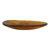 Urban Attitude SHAY Extra Large Decorative Resin Bowl - Burnt Amber (60cm L x 52.5cm W)