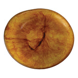 Urban Attitude SHAY Extra Large Decorative Resin Bowl - Burnt Amber (60cm L x 52.5cm W)