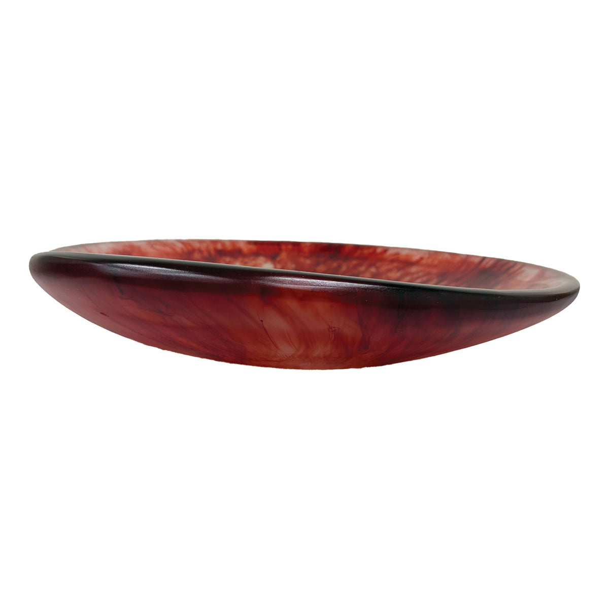 Urban Attitude SHAY Extra Large Decorative Resin Bowl - Berry Red (60cm L x 52.5cm W)