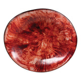 Urban Attitude SHAY Extra Large Decorative Resin Bowl - Berry Red (60cm L x 52.5cm W)