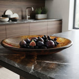 Urban Attitude SHAY Extra Large Decorative Resin Bowl - Dark Cocoa (60cm L x 52.5cm W)