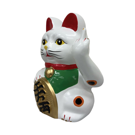 Urban Attitude Cheeky Un-Lucky Cat Resin Statue (Middle Finger Maneki-Neko Novelty Decor)