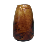 Urban Attitude RACH Large Resin Vase - Dark Cocoa (25.5cm H x 17cm W)