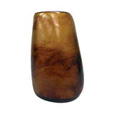 Urban Attitude RACH Large Resin Vase - Dark Cocoa (25.5cm H x 17cm W)