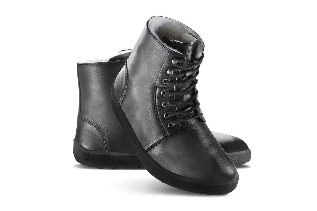 Be Lenka Unisex Winter 3.0 Barefoot Boots - Black (Merino Wool Lined)