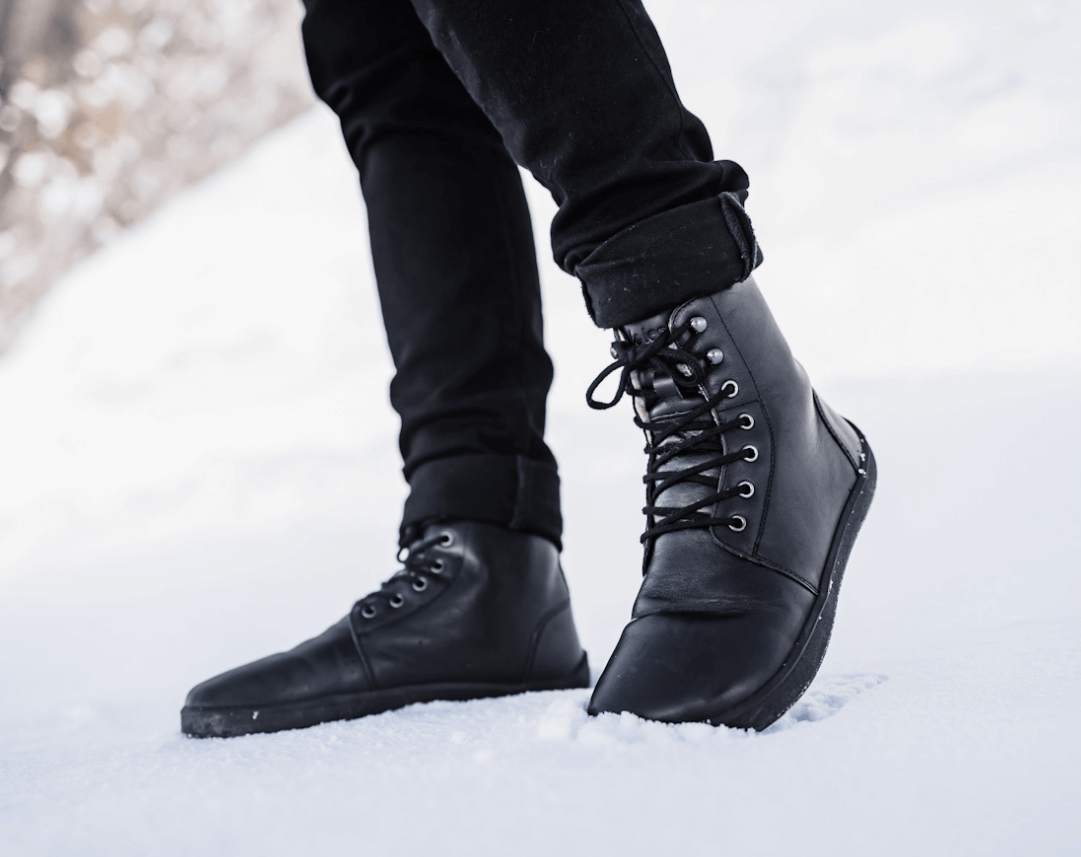 Be Lenka Unisex Winter 3.0 Barefoot Boots - Black (Merino Wool Lined)